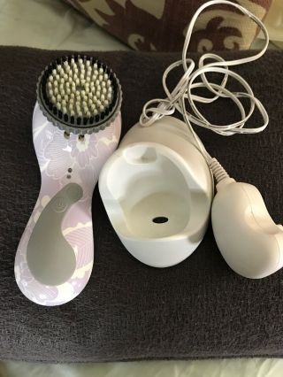 Euc Clarisonic Plus For Face & Body Rare Lilac Floral Print Includes Charger