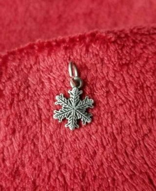 James Avery sterling silver 925 rare retired snowflake charm Pendant 2