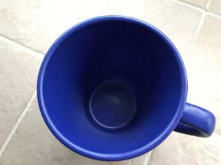 Rare Late Night with Conan O ' Brien NBC Blue Ceramic Mug Coffee Cup 12 oz 2