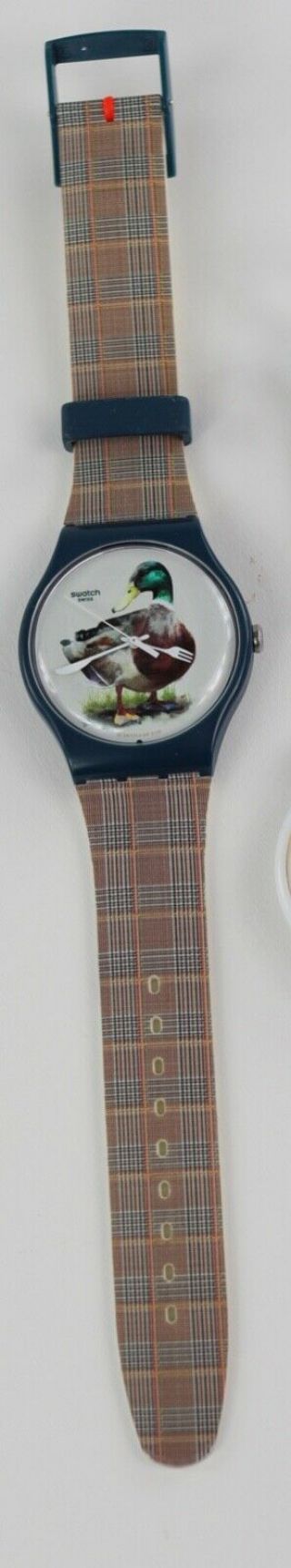 Unisex Swatch Duck - Issime Watch 2015 Special Edition Rare Euc Usa Seller