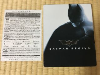 Amazon.  Co.  Jp Limited Batman Begins Blu - Ray Steelbook Rare From Japan Steel Book