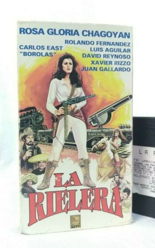 La Rielera Mexican Action Spanish VHS slip rare oop 2