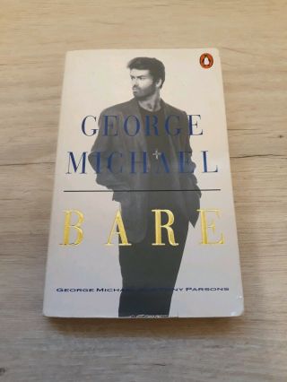 George Michael Bare (paperback) Book Impossibly Rare Wham