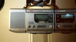 Rare Sony M - 950 Microcassette - Corder With Speaker