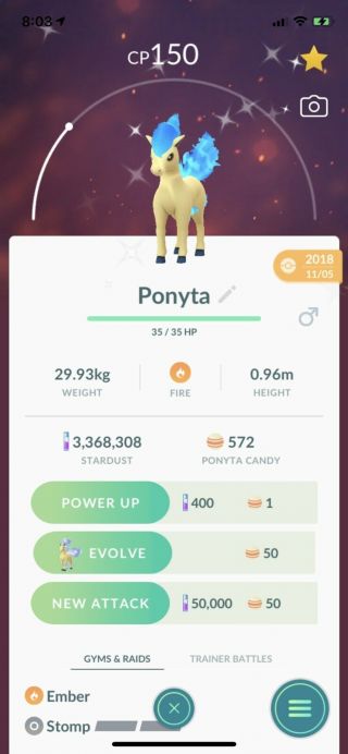 Pokemon Go Shiny Ponyta Rare