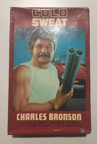 Cold Sweat Big Box Vhs Charles Bronson Liv Ullman Rare Vintage 1984 Release