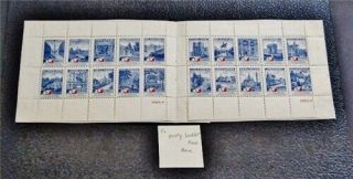 Nystamps France Stamp Early Booklet Pane Rare