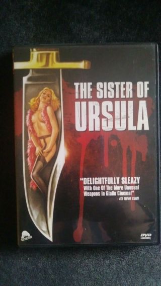The Sister Of Ursula (dvd,  2008) Rare Oop Horror Giallo Severin Films Cult