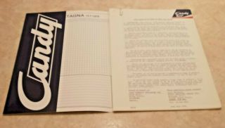 Rare And Collectable 1979 Candy Tyrrell F1 Press Kit In