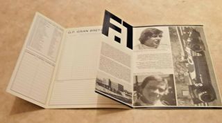 Rare and collectable 1979 CANDY TYRRELL F1 press kit in 6
