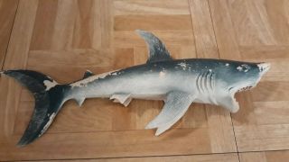 RARE VINTAGE 1975 RUBBER SHARK TOY MADE BY IMPERIAL 3