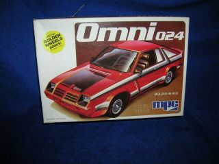 Mpc Vintage Rare 1979 Dodge Omni 024 Model Kit 1/25 Scale 1 - 0789