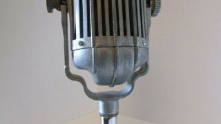 Vintage RARE 1940 ' s American D9T dynamic microphone old antique w MIC STAND 7