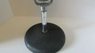 Vintage RARE 1940 ' s American D9T dynamic microphone old antique w MIC STAND 8