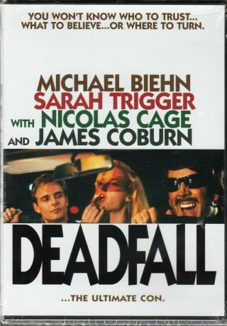 Deadfall (dvd) Rare Nicholas Cage,  James Coburn,  Like,  Very Rare Oop $17.  00