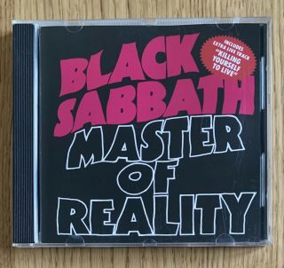 Black Sabbath / Master Of Reality - Rare Cd Album France 1986 Nelcd6004