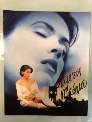 Embrace Of The Vampire.  Rare Signed Alyssa Milano 8x10 Photo