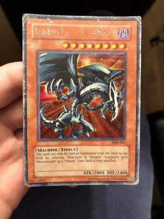 Yu - Gi - Oh Card: Red - Eyes Black Metal Dragon Fmr - 001 Secret Rare