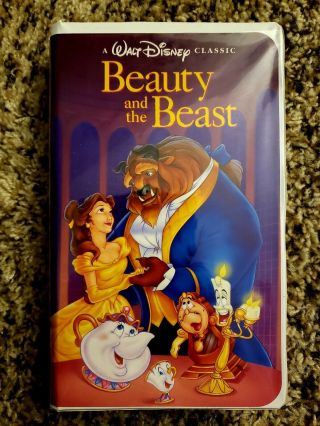Beauty And The Beast (vhs,  1992) - Walt Disney 