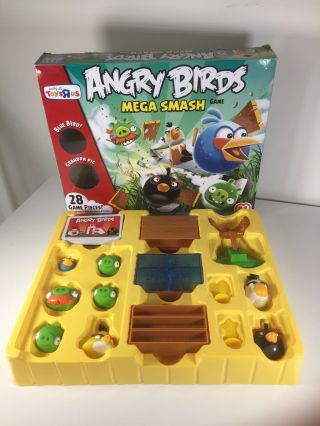 RARE 2011 Mattel Angry Birds Mega Smash Board Game - Complete Set 2
