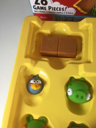 RARE 2011 Mattel Angry Birds Mega Smash Board Game - Complete Set 6