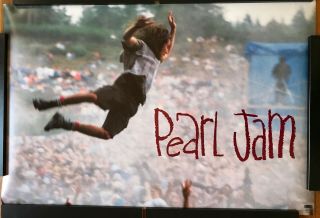 Pearl Jam Ten Rare Promo Double Sided Poster 1992