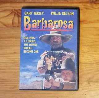 Barbarosa On Dvd Rare And Oop Western Willie Nelson Gary Busey 1981