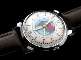 Ussr Sputnik Kirovskie 1mchz,  Rare Wristwatches,  Spider/crab Case