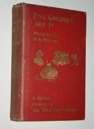 Five Children And It 1902 Rare 1st E Nesbit Vg Railway Children Illustrated