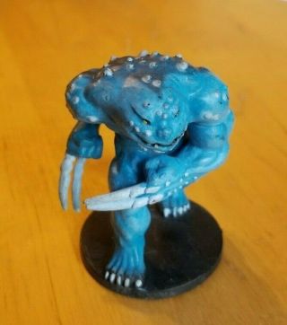 Wotc D&d Mini Blue Slaad 41 Rare Dungeons And Dragons Pathfinder No Card