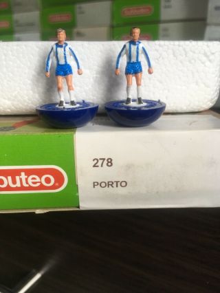 Subbuteo Lw Team - Porto Ref 278.  Players Perfect.  Lovely Very Rare