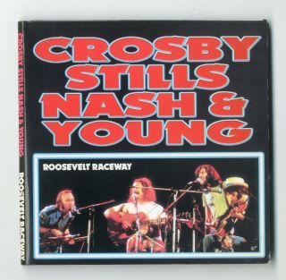 Crosby Stills Nash & Young Roosevelt Raceway Rare Live 3 - Cd Set 1974 Ex/ex/ex