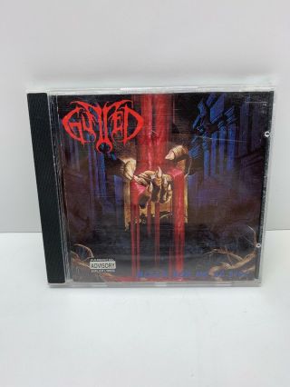 Gutted Bleed For Us To Live Cd 1994 Rare Death Metal 88368 - 2 1st Press Signed