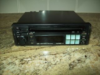 Alpine 7903 Old School In Dash Fm Am Radio Cd Player Rare