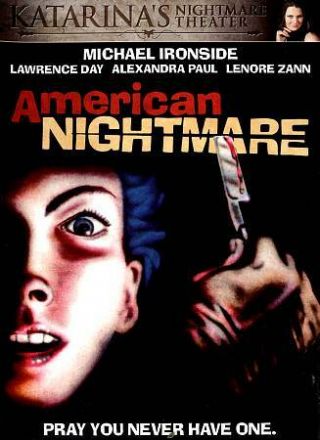 American Nightmare (dvd,  2012) Rare Oop Scorpion Releasing