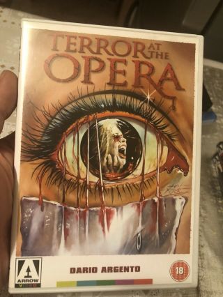 Terror At The Opera Dvd Arrow Video Argento Rare Oop Like Region 0/pal