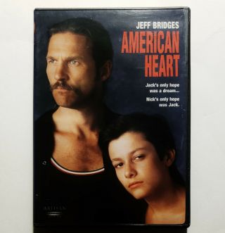 American Heart (dvd,  2003) W/ Insert Rare & Oop Jeff Bridges Edward Furlong