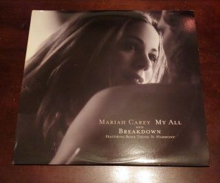 Mariah Carey My All / Breakdown 12 " Vinyl Lp Bone Thugs N Harmony Rare Oop