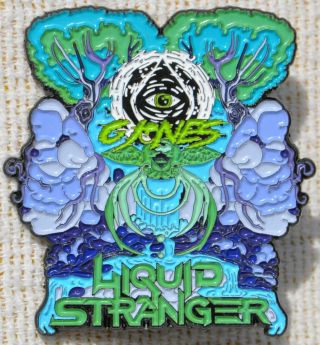 G Jones Liquid Stranger Bassnectar Electric Forest Edm Stack Pin Rare Numbered