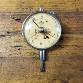 Rare Vintage Dial Test Indicator • Ames Machinist Milling Precision Tools ☆usa