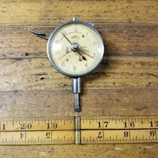 RARE VINTAGE Dial Test Indicator • AMES Machinist Milling Precision Tools ☆USA 2