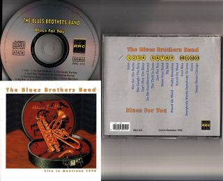 The Blues Brothers Band - For You - Rare 1992 Live In Montreux Cd R&b Soul