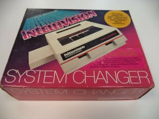 Rare Intellivision System Changer To Atari 2600 Complete And Papers
