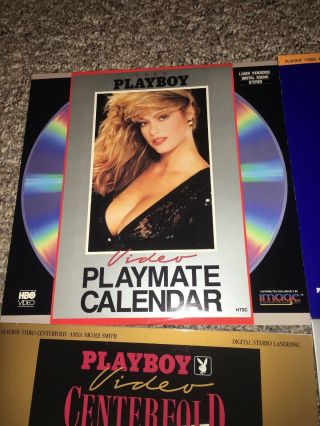 Rare Laserdisc Playboy Centerfold Anna Nicole Smith,  Playmate Calendar,  penthouse 2