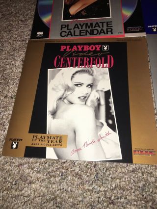Rare Laserdisc Playboy Centerfold Anna Nicole Smith,  Playmate Calendar,  penthouse 5
