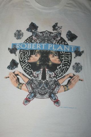 1988 Robert Plant Non Stop Go Tour T Shirt Xl Rare Concert
