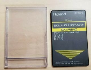 Rare Roland Sn - R8 - 10 Dance Rom Card For Roland Card Includes 909 Kit & Case