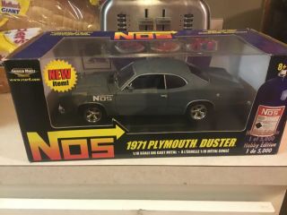 Rare 1/18 Plymouth Duster 1971 Nos Nitro Ertl Limited American Muscle