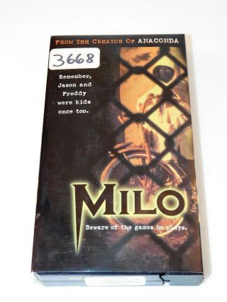 Milo Vhs Rare Horror Video Tape Paula Cale Cult Horror 90s