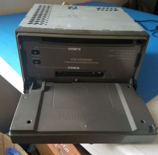 Rare panasonic CQ - VX3500D CD/MD PLAYER made in Japan car radio 2